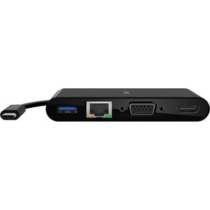 Адаптер Belkin USB-C - Ethernet, HDMI, VGA, USB-A, black AVC005BTBK 542895 фото