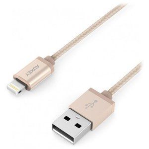 Кабель Aukey CB-D16 USB2.0 AM/Apple Lightning White 1.2м (LLTS144484) 469839 фото