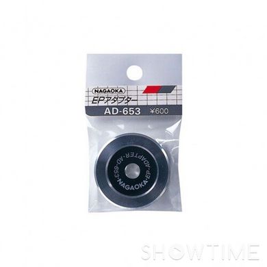 Адаптер для грампалстінок-синглів AE 45 об/хв Nagaoka AE Adapter 45RPM Alluminium art 3031 528976 фото
