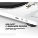 Вініловий програвач Denon DP-450USB з фоно коректором і АЦП-USB White 529698 фото 3