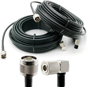 Alientech RG8-Q-JW/N-JW-35 — Антенный кабель для Deimox, RG8, QMA-N-type, 35 м, пара 1-008090 фото