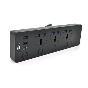 Сетевой фильтр Voltronic ТВ-Т11/19740 3 розетки, 3 USB, 2 м, Black 1-011261 фото