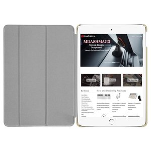 Чохол для планшета MACALLY Protective Case and Stand для iPad mini (2019) Gold (BSTANDM5-GO) 454904 фото