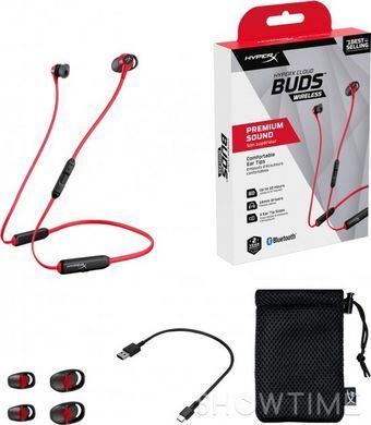 Гарнітура ігрова HyperX Cloud Buds HEBBXX-MC-RD/G 542947 фото