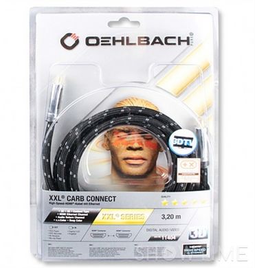 Oehlbach 11401 Carbon Connect HDMI Ethernet cable 1,20 438737 фото