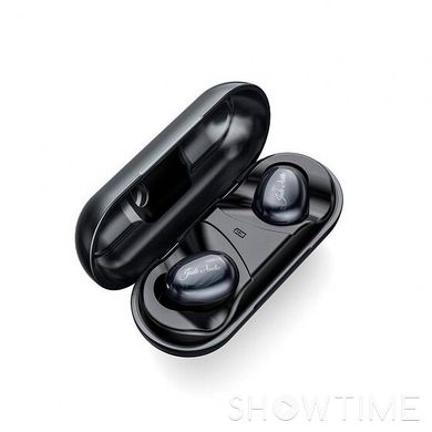 Навушники бездротові Bluetooth 16 Ом 20-20000 Гц чорні Jadeaudio EW1 blue-black 527426 фото