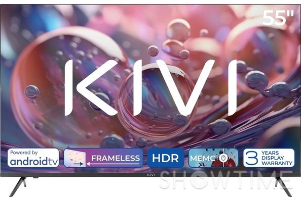 Kivi 55U760QB — Телевізор 55", UHD, Smart TV 1-010016 фото
