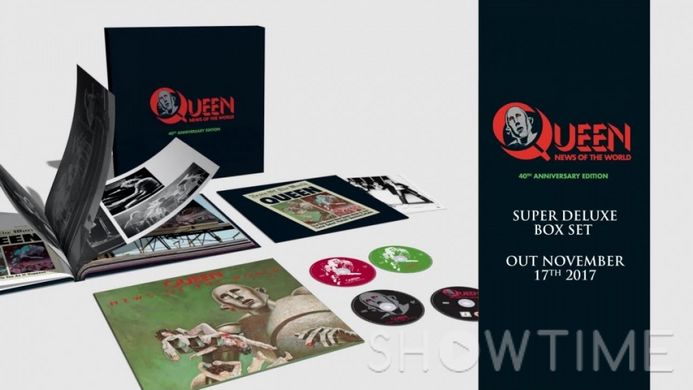 LP LP0011 — Виниловая пластинка Box-set Queen: News Of The World (LP, 3xCD, DVD) 1-005943 фото