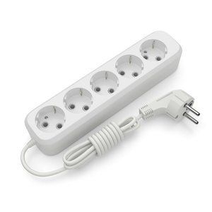 Удлинитель блочный (ABS) Electrum 5 гнезд 3м с заземлением C-ES-1793 1-011162 фото