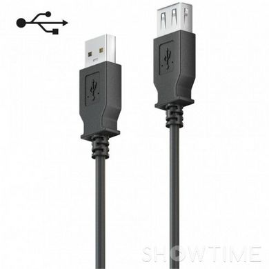 Кабель MK-MK717 USB 2.0 подовжувач - чорний - 3,0m PureLink MK-MK717 542304 фото