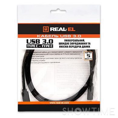 Кабель REAL-EL USB3.0 Type C 1м (EL123500015) 469360 фото