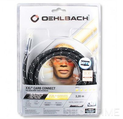 Oehlbach 11401 Carbon Connect HDMI Ethernet cable 1,70 438738 фото
