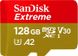 Карта пам'яті SanDisk 128GB Micro-SDXC Extreme A2 SD-адаптер SDSQXA1 1-001063 фото 1
