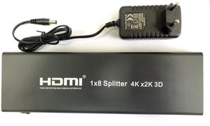 Розгалужувач (спліттер) Atcom (7688) HDMI 8 портів, підтримка UHD 4K 1-010318 фото