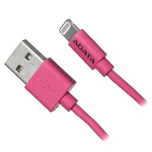Кабель ADATA USB2.0 AM/Apple Lightning Pink 1м (AMFIPL-100CM-CPK) 469674 фото