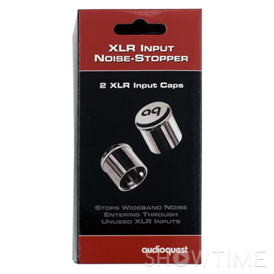 AudioQuest XLR INPUT Noise-Stopper Caps Set/2 — Вхідні шумоподавлюючі ковпачки, XLR, 2 шт. 1-005950 фото
