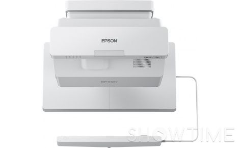 Проектор інсталяційний ультракороткофокусний лазерний з електронною ручкою-указкою 1280x800 LCD 4000 Лм Wi-Fi білий Epson EB-725Wi (V11H998040) 1-000436 фото
