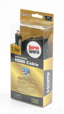 Кабель HDMI to DVI 24+1 1.8m, M/M, Viewcon VD-078 444597 фото