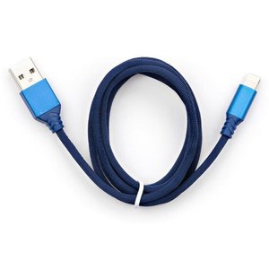 Кабель Vinga USB2.0 AM/Apple Lightning Blue 1м (VCPDCLNB21B) 469945 фото