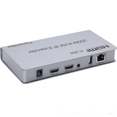 Комплект SFX HDES200-KVM (передавач і приймач) HDMI сигналу через IP 44598039 543337 фото