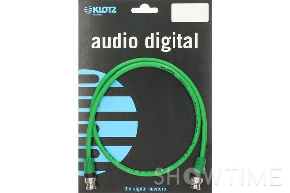 Klotz SWCN0010GN - коаксіальний цифровий кабель 1 м 1-004505 фото