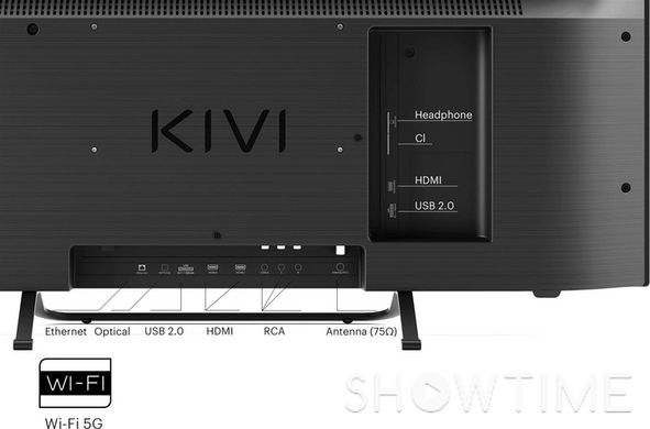 Kivi 32F760QB — Телевізор 32", FHD, Smart TV 1-010018 фото