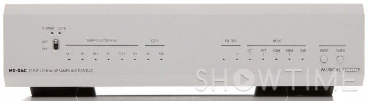 Musical Fidelity MX DAC Silver — Цифро-аналоговий перетворювач 32/192 кГц 438707 фото