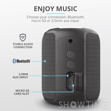 Trust 23834_TRUST — акустична система Caro Compact Bluetooth Speaker Black 1-005712 фото