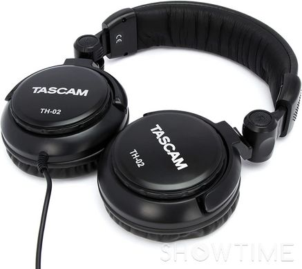 Tascam TH-02 Black (09TH02BG00) — Навушники дротові повнорозмірні студійні 3.5 мм 1-009571 фото