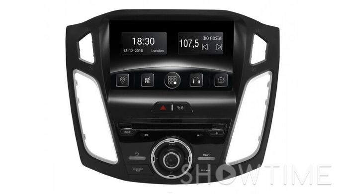 Автомобільна мультимедійна система з антибліковим 9 "HD дисплеєм 1024x600 для Ford Focus BK 2015-2017 Gazer CM5009-BK 525754 фото
