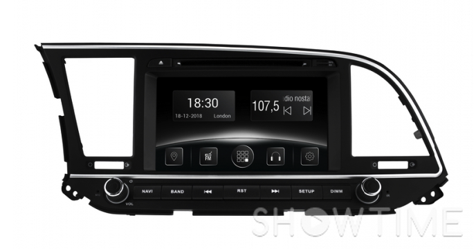 Автомобильная мультимедийная система с антибликовым 10.4” IPS HD дисплеем 768x1024 для Hyundai Elantra UD 2016-2017 Gazer CM7010-UD 525600 фото