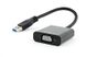 Адаптер USB 3.0 to VGA Cablexpert AB-U3M-VGAF-01 444400 фото 1