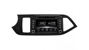 Автомобильная мультимедийная система с антибликовым 7” HD дисплеем 1024x600 для Kia Picanto TA 2011-2017 Gazer CM5007-TA 526412 фото