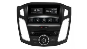 Автомобільна мультимедійна система з антибліковим 9 "HD дисплеєм 1024x600 для Ford Focus BK 2015-2017 Gazer CM6009-BK 525755 фото