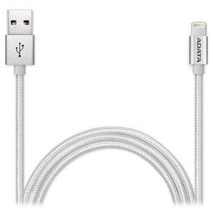 Кабель ADATA USB2.0 AM/Apple Lightning Silver 1м (AMFIAL-100CMK-CSV) 469676 фото