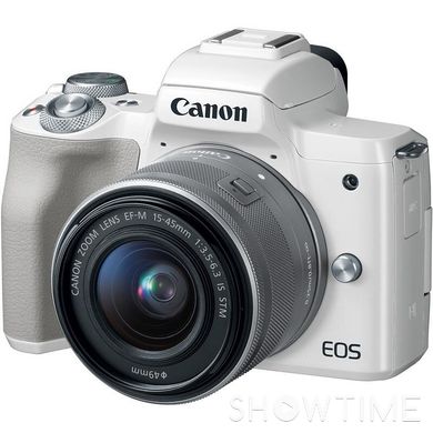 Цифр. фотокамера Canon EOS M50 + 15-45 IS STM Kit White 519039 фото