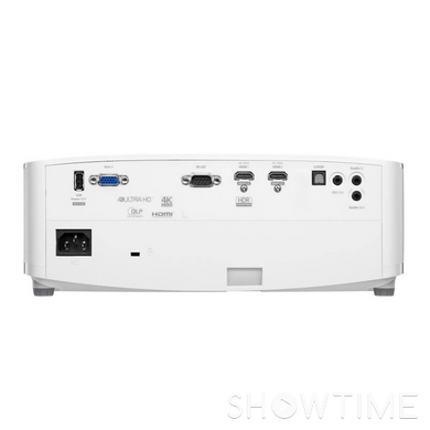 Optoma E9PV7GL06EZ1 — Мультимедійний проектор UHD35x DLP, 4K UHD, 3600Lm, 1000000:1, 1.15-1.66:1, 10W, HDMI, RS232, trigger, 4/10/15 1-007235 фото