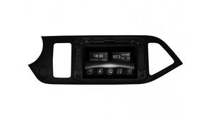 Автомобильная мультимедийная система с антибликовым 7” HD дисплеем 1024x600 для Kia Picanto TA 2011-2017 Gazer CM6007-TA 526413 фото