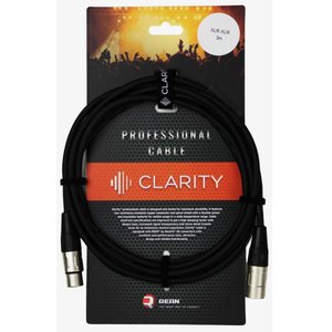 Clarity XLR-XLR PRO/3m - мікрофонний кабель 1-004473 фото