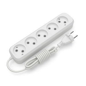 Удлинитель блочный (ABS) Electrum 5гнезд 5м C-ES-1817 1-011171 фото
