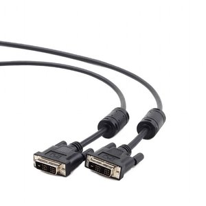 Кабель DVI відео Single Link, Cablexpert CC-DVI-BK-6 1.8m