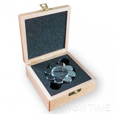 Прижим (клэмп) для грампластинок Thorens Stabilizer Chrome in Wooden Box 1-000335 фото