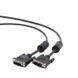 Кабель DVI відео Single Link, Cablexpert CC-DVI-BK-6 1.8m 444480 фото 1