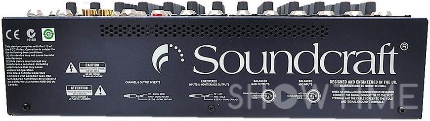 Soundcraft EFX8 (SCR-E535000000EU) — Микшерный пульт, 10 каналов 1-009273 фото