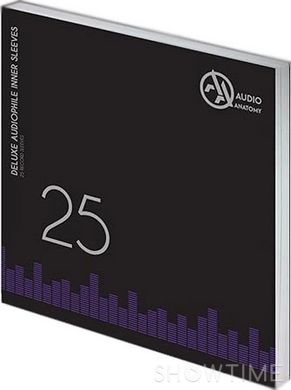 Audio Anatomy ACCLP040 — Антистатические внутренние конверты для пластинок 12" 25 шт,черный 1-008001 фото