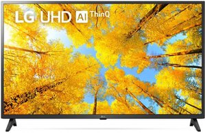 LG 43UQ75006LF — Телевізор 43" LED 4K 50Hz Smart WebOS Ceramic Black 1-006031 фото