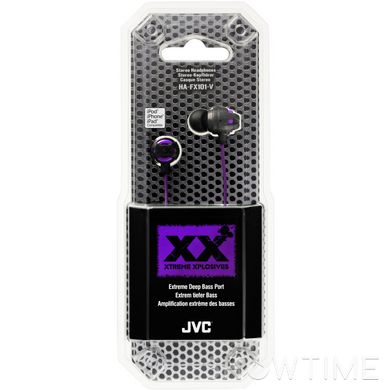 Навушники JVC Multimedia Xplosives HA-FX101 Violet HA-FX101-V-E 542985 фото