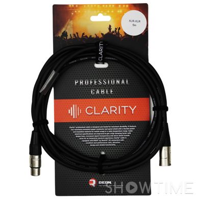 Clarity XLR-XLR PRO/5m - микрофонный кабель 1-004474 фото