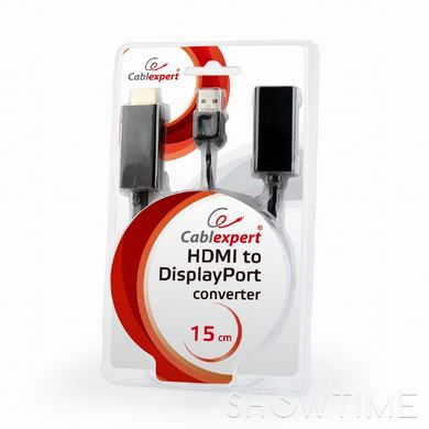Адаптер-перехідник HDMI to DisplayPort Cablexpert DSC-HDMI-DP Black 444430 фото
