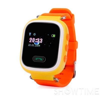 Дитячий GPS годинник-телефон GoGPSme K11 Жовті 517040 фото
